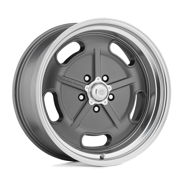 American Racing Vintage Vn511 Salt Flat 22x8.5 5x127 0 78.1 Lèvre Coupe Diamant Gris Mag
