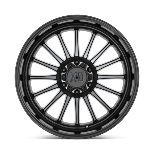 XD Wheels Xd857 Whiplash 20x10 5x139.7 -18 78.1 Noir Brillant Avec Teinte Grise
