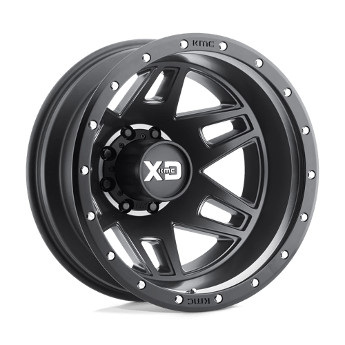 XD Xd130 Machete Dually 20x8.25 8x165.1 127 125.1 Satin Black With Reinforcing Ring