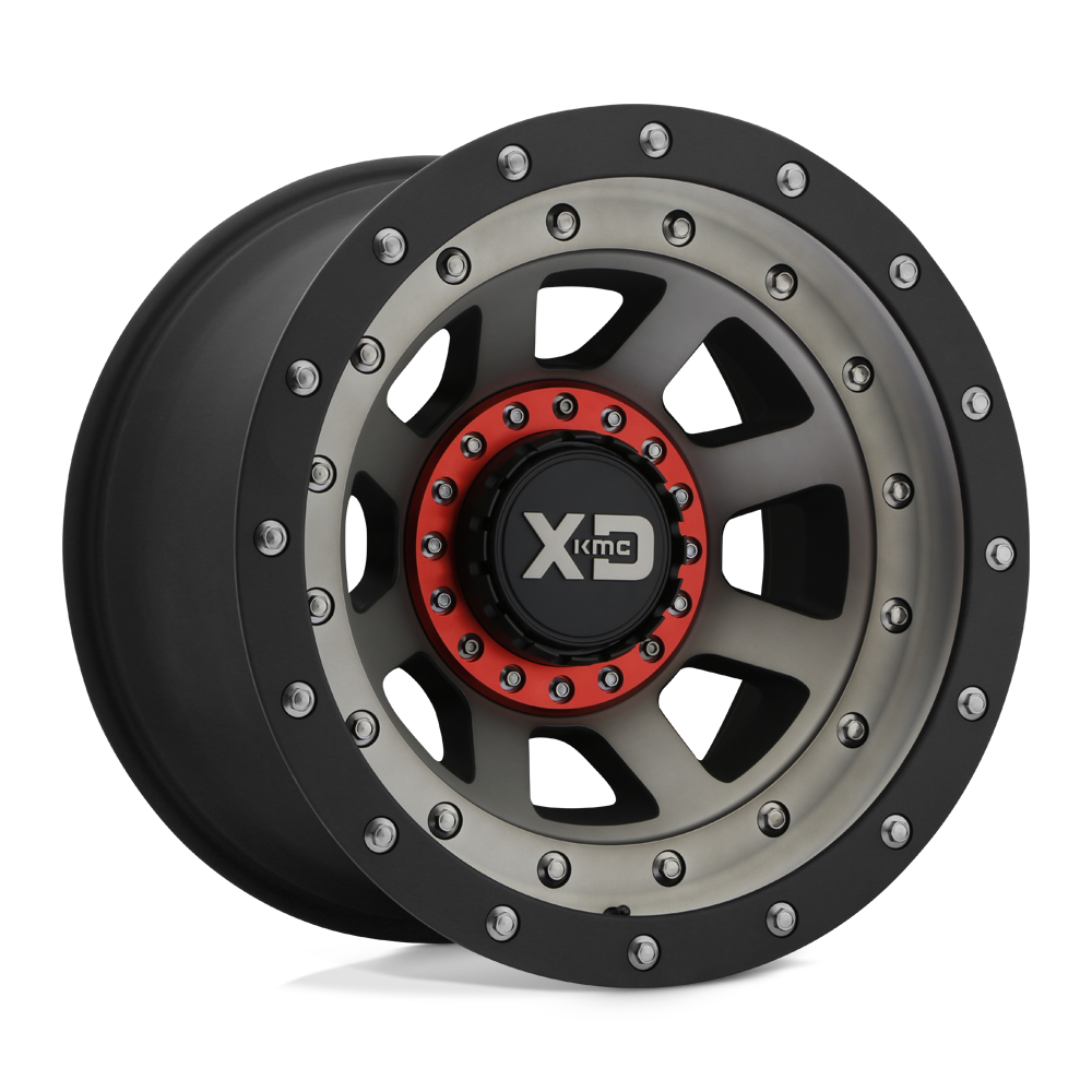 XD Wheels Xd137 Fmj 20x10 8x165.1 -18 125.1 Noir Satiné Teinte Foncé