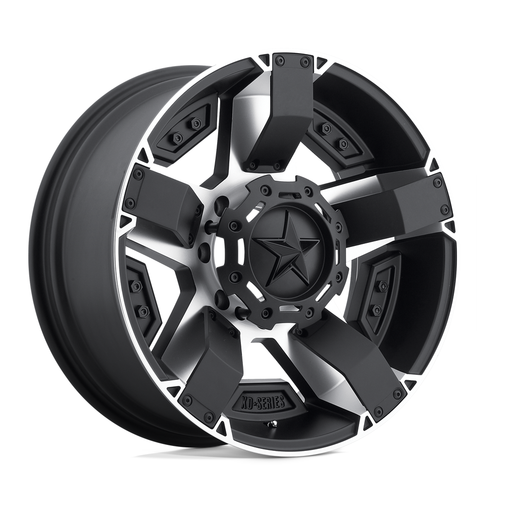 XD Wheels Xd811 Rockstar Ii 20x9 5x150 30 110.1 Noir Mat Usiné