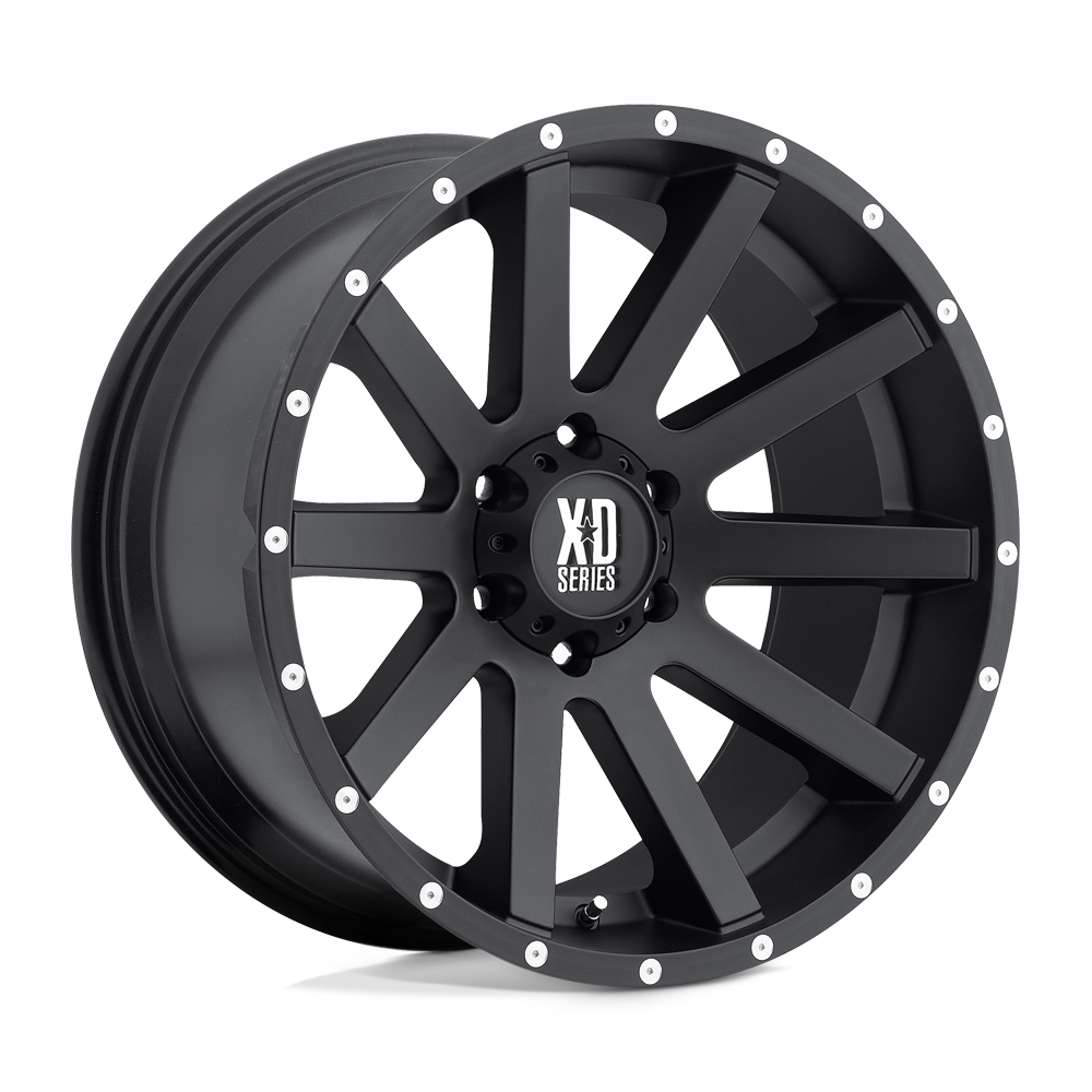 XD Wheels Xd818 Heist 20x9 5x150 30 110.1 Noir satiné