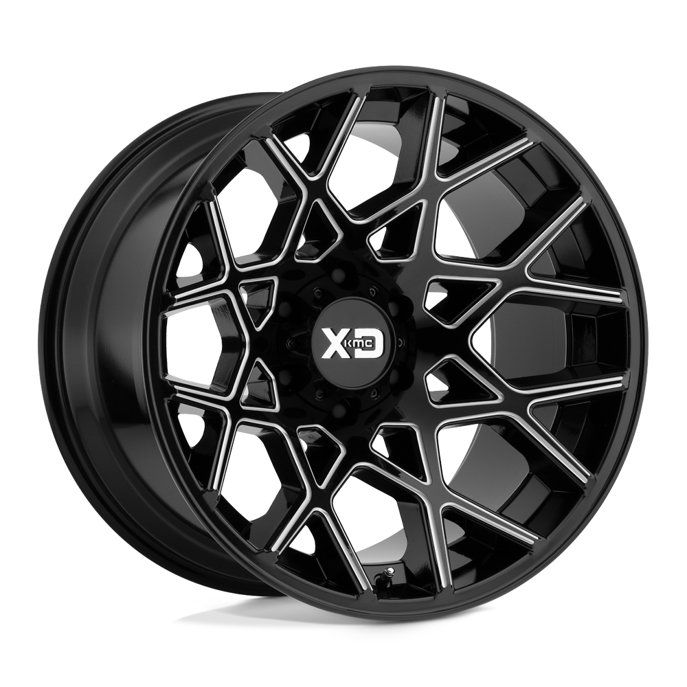 XD Xd831 Chopstix 20x10 6x139.7 -24 106.1 Gloss Black Milled
