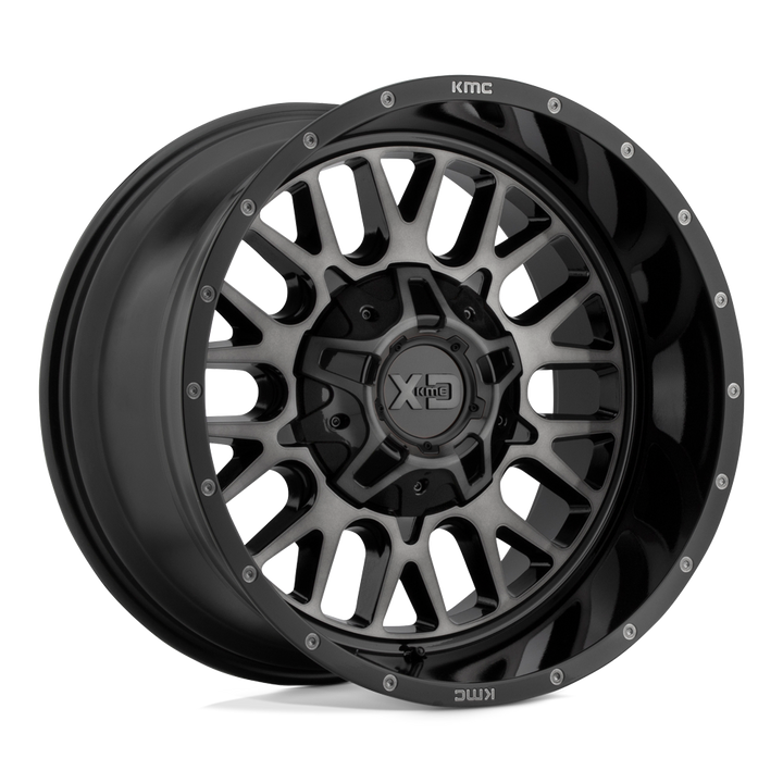 XD Wheels Xd842 Snare 20x9 6x114.3 / 6x139.7 18 78.1 Teinte Gris Noir Brillant