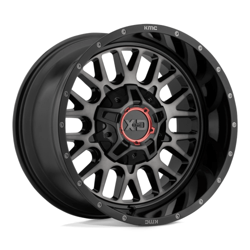 XD Wheels Xd842 Snare 20x9 6x135 / 6x139.7 0 106.1 Teinte Gris Noir Brillant