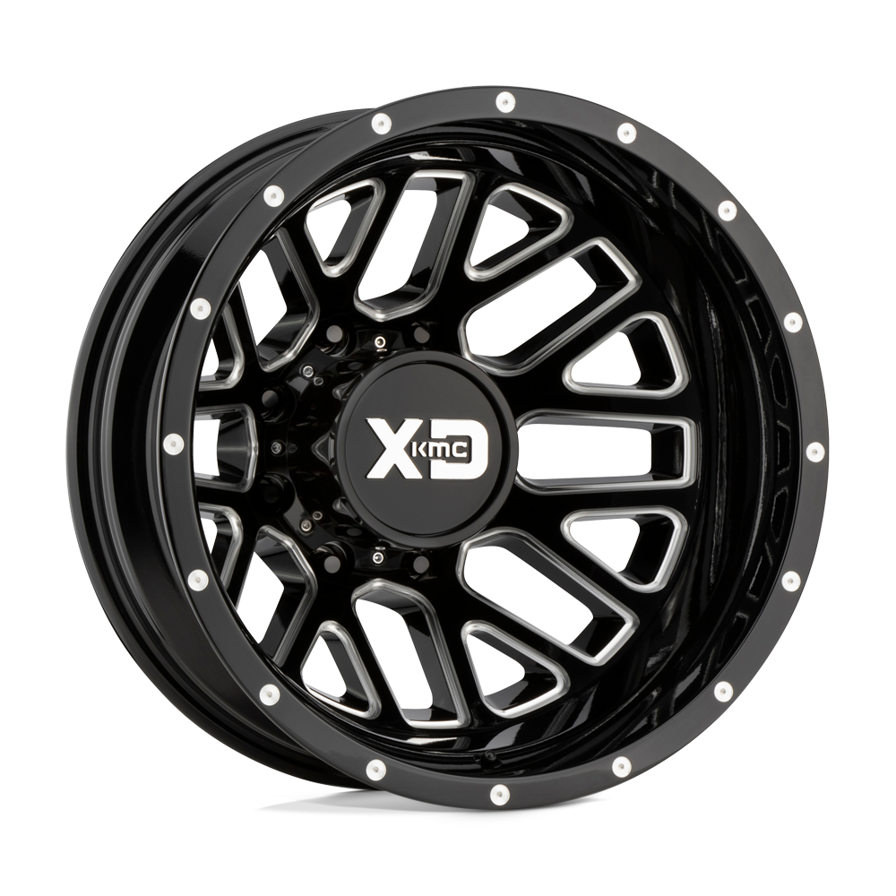 XD Xd843 Grenade Dually 17x6.5 8x210 -155 154.3 Gloss Black Milled