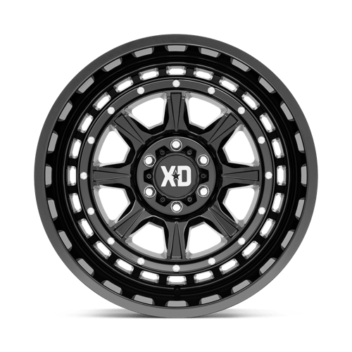 XD Wheels Xd866 Outlander 20x10 6x139.7 -18 106.1 Noir Brillant