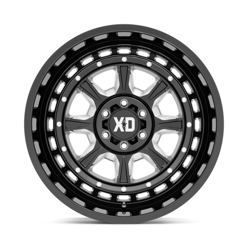 XD Wheels Xd866 Outlander 20x10 6x135 -18 87.1 Noir Brillant Fraisé