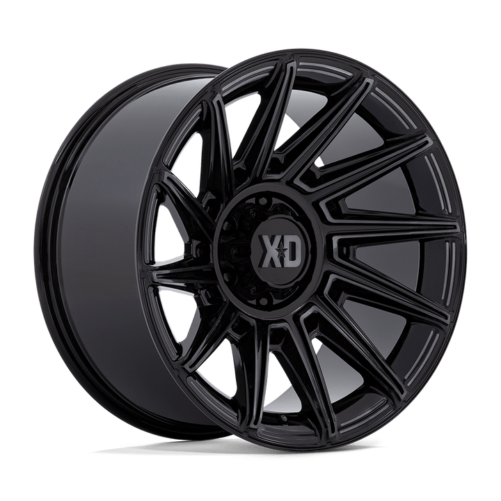 XD Wheels Xd867 Spectre 20x10 6x135 -18 87.1 Noir Brillant Avec Teinte Grise