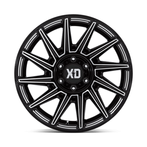 XD Wheels Xd867 Spectre 20x10 5x127 -18 71,5 Noir Brillant Fraisé