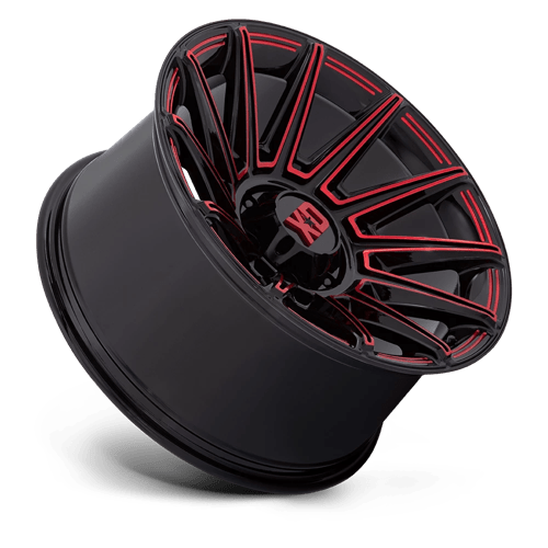 XD Wheels Xd867 Specter 20x10 6x139.7 -18 106.1 Gloss Black With Red Tint