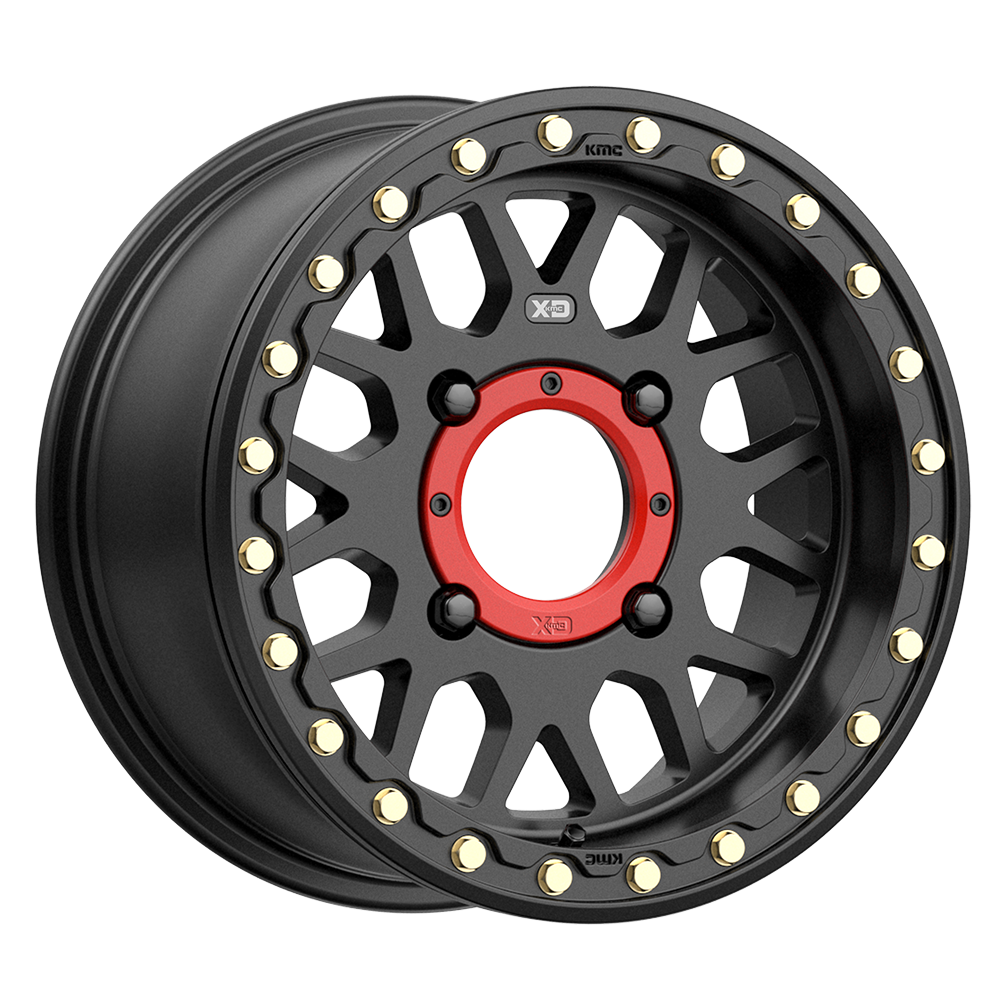 XD POWERSPORTS XS235 GRENADE BEADLOCK 15X6 4X110 38 86 NOIR SATINÉ