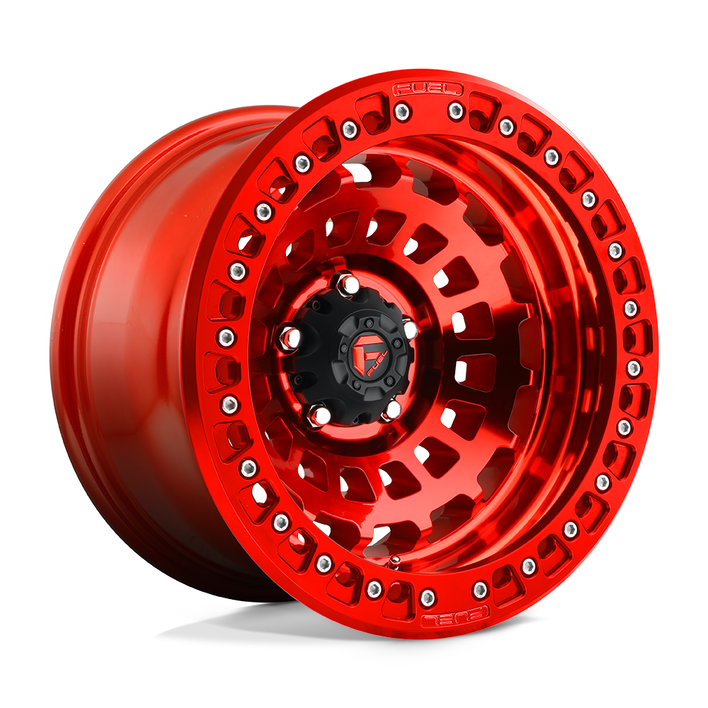 CARBURANT TOUT-TERRAIN D100 ZEPHYR BEADLOCK 17X9 5X127 -38 71.5 ROUGE CANDY