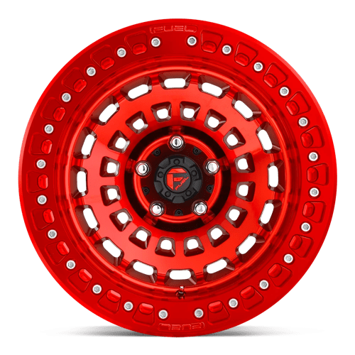 CARBURANT TOUT-TERRAIN D100 ZEPHYR BEADLOCK 17X9 5X127 -15 71.5 ROUGE CANDY