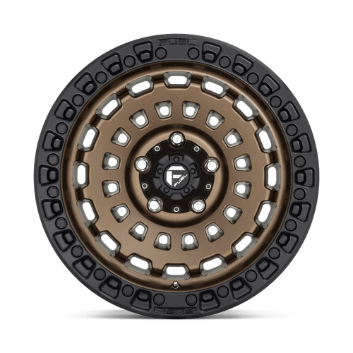 FUEL OFF-ROAD D634 ZEPHYR 17X9 5X127 -12 71.5 MATTE BRONZE BLACK BEAD RING