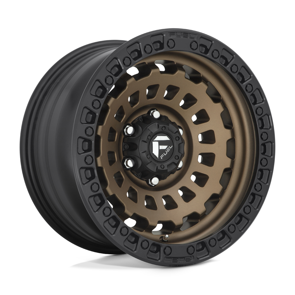 FUEL OFF-ROAD D634 ZEPHYR 17X9 5X127 1 71.5 BRONZE MAT NOIR BAGUE PERLE