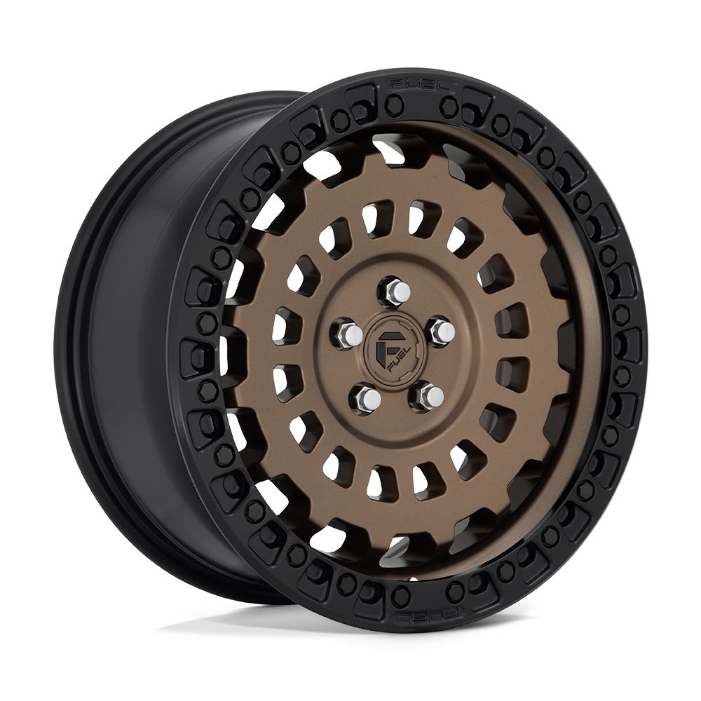 FUEL OFF-ROAD D634 ZEPHYR 17X8 5X100 38 56.5 ANNEAU PERLE NOIR BRONZE MAT