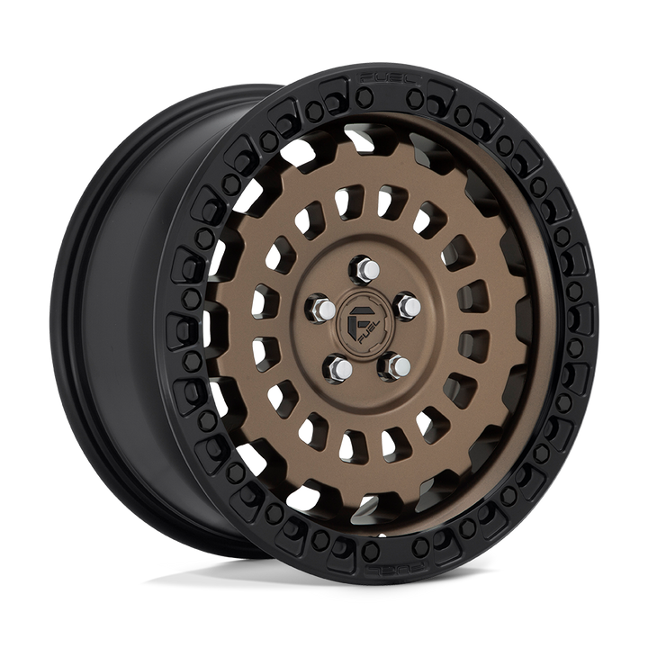 FUEL OFF-ROAD D634 ZEPHYR 17X8 5X100 38 56.5 ANNEAU PERLE NOIR BRONZE MAT