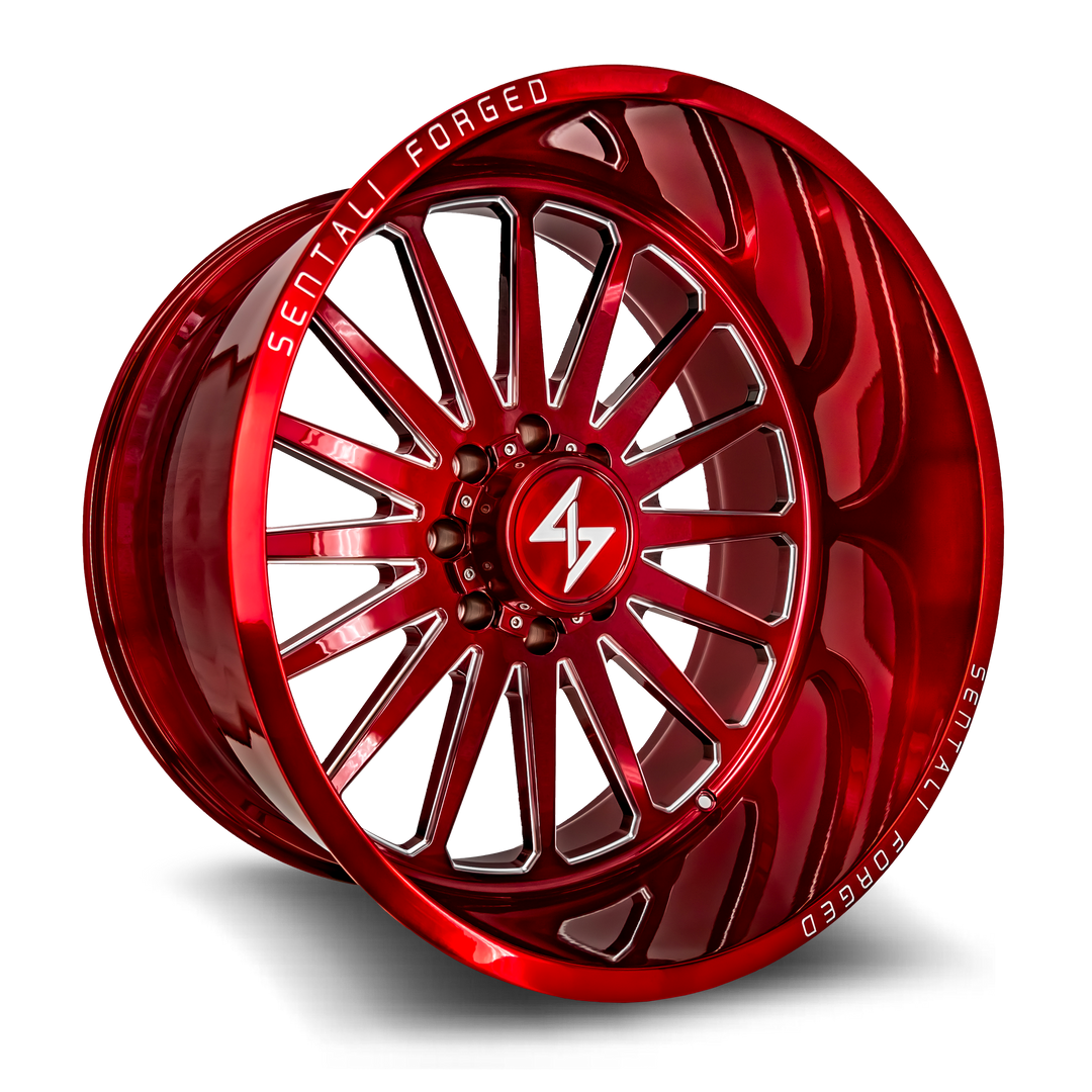 Sentali Forged SF2RM 28x16 5x127 -99 71.5 Red Milled