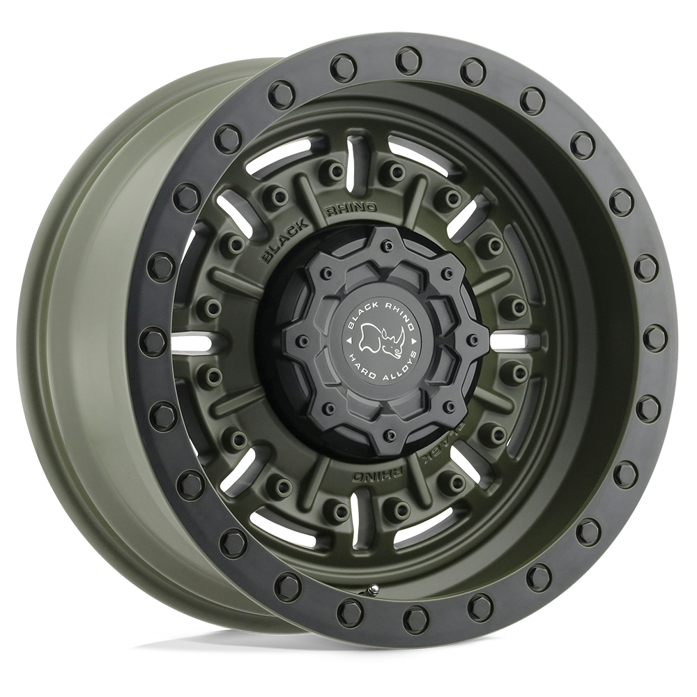 Black Rhino Abrams 18x9.5 6x139.7 -18 112.1 Olive Drab Green