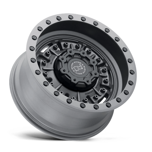 Black Rhino Abrams 17x8.5 6x135 -18 87.1 Gunmetal Mat Texturé