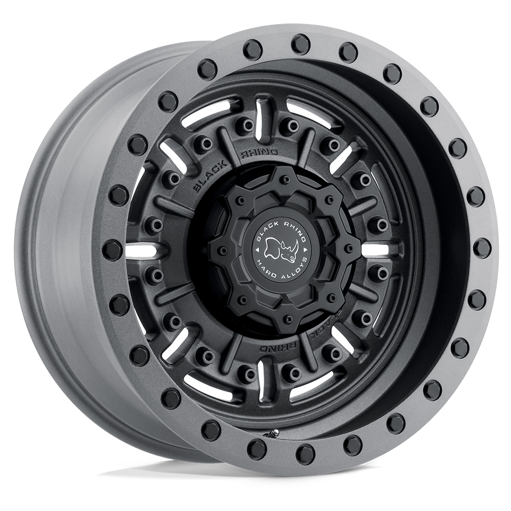 Black Rhino Abrams 17x8.5 6x135 -18 87.1 Gunmetal Mat Texturé