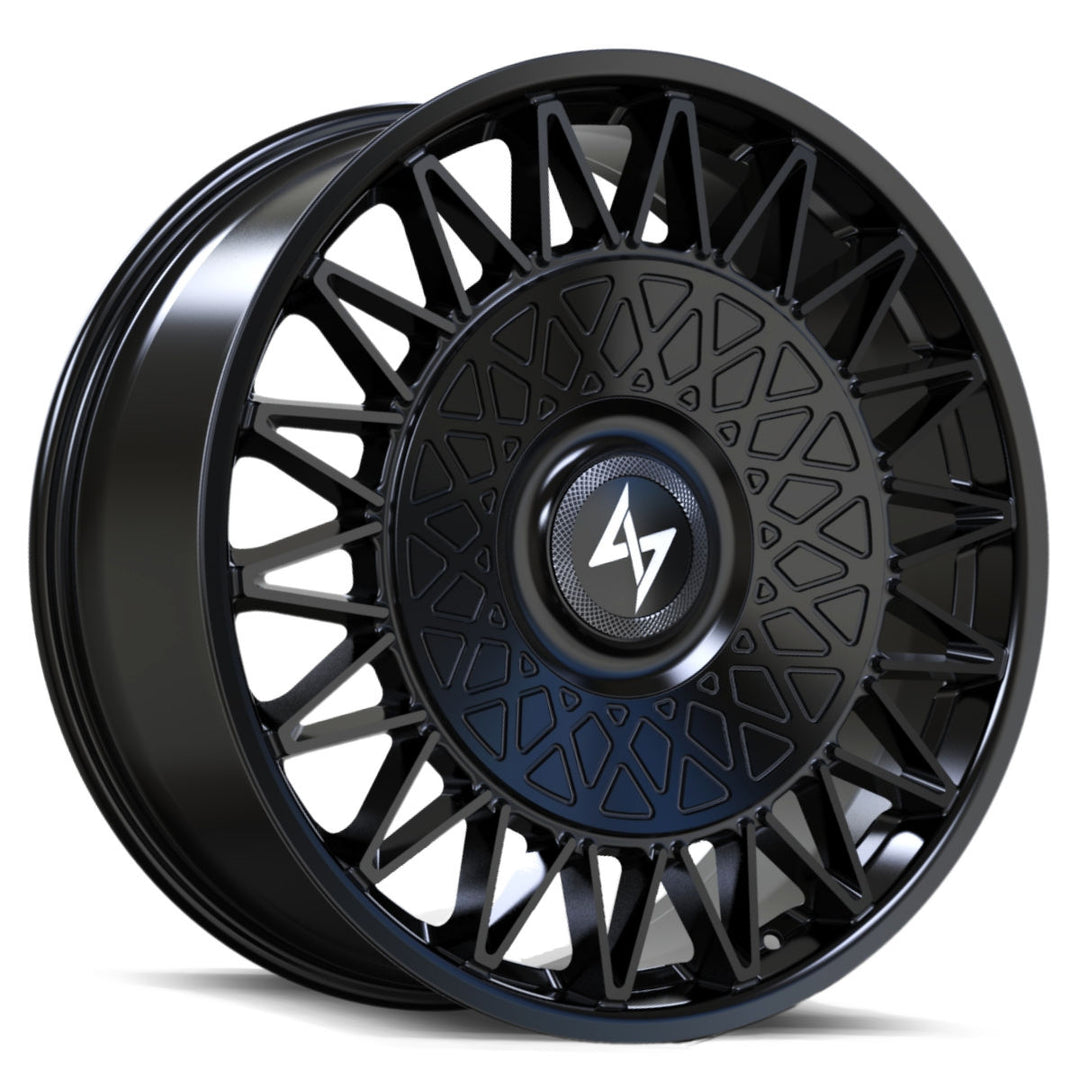 Sentali Luxx Crown 22x9 5x112 / 5x115 25 71.6 Gloss Black