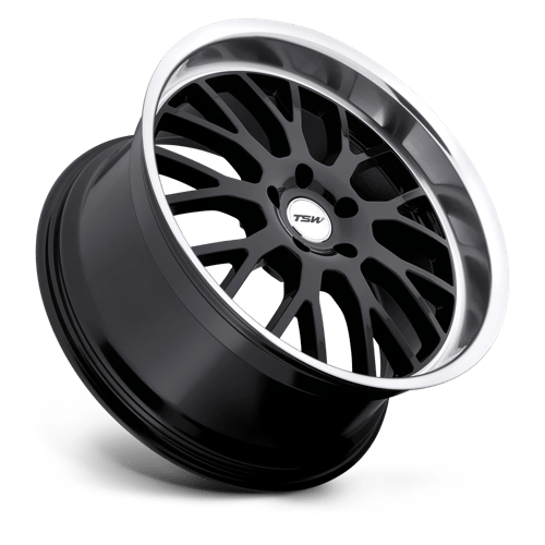 TSW Tremblant 20x10 5x120 25 76.1 Gloss Black W/ Mirror Cut Lip