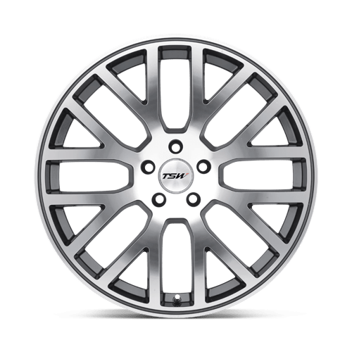 TSW Donington 22x10.5 5x120 35 76.1 Gunmetal Mirror Cut Face