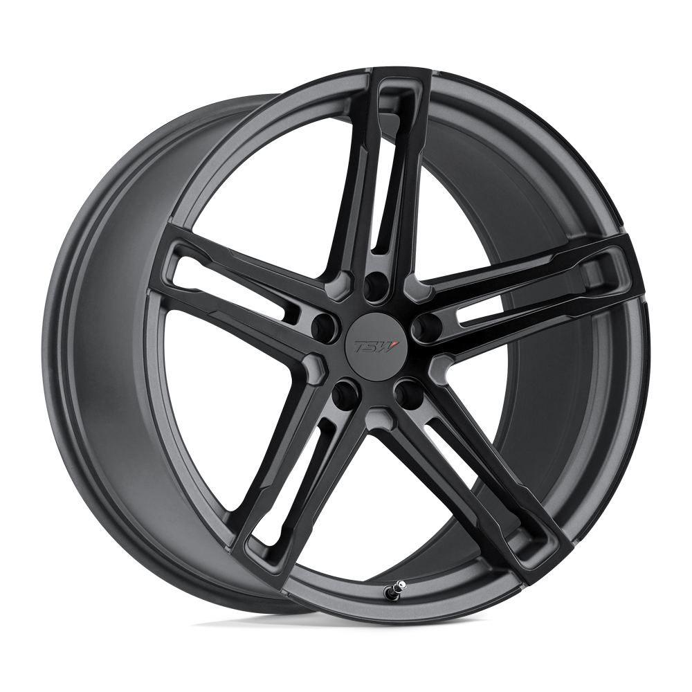 TSW Mechanica 20x10 5x114.3 40 76.1 Matte Gunmetal W/ Matte Black Face