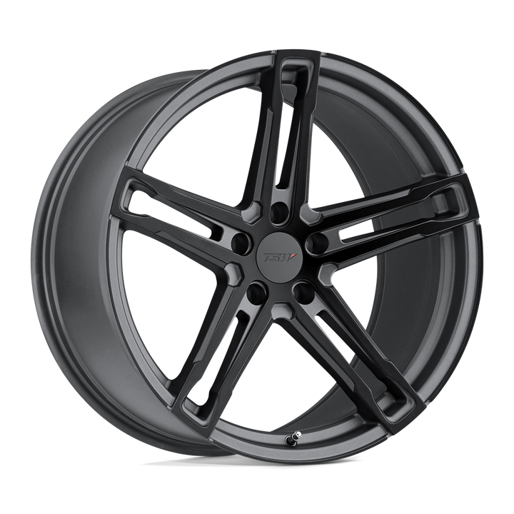 TSW Mechanica 20x10 5x114.3 40 76.1 Matte Gunmetal W/ Matte Black Face
