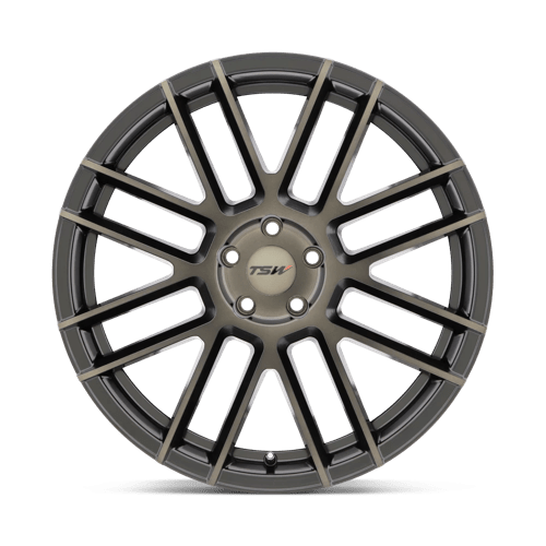 TSW Mosport 20x10 5x114.3 40 76.1 Matte Black W/ Machine Face & Dark Tint