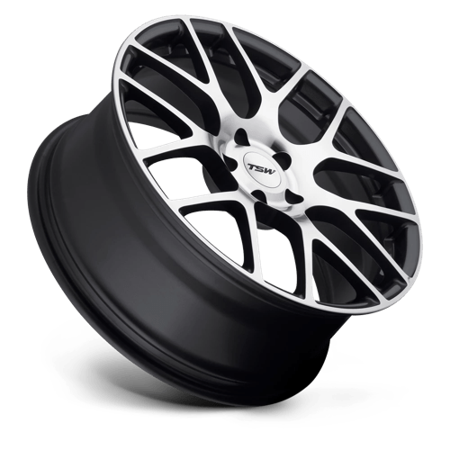 TSW Nurburgring 21x10.5 5x114.3 50 76.1 Gunmetal avec face coupée miroir