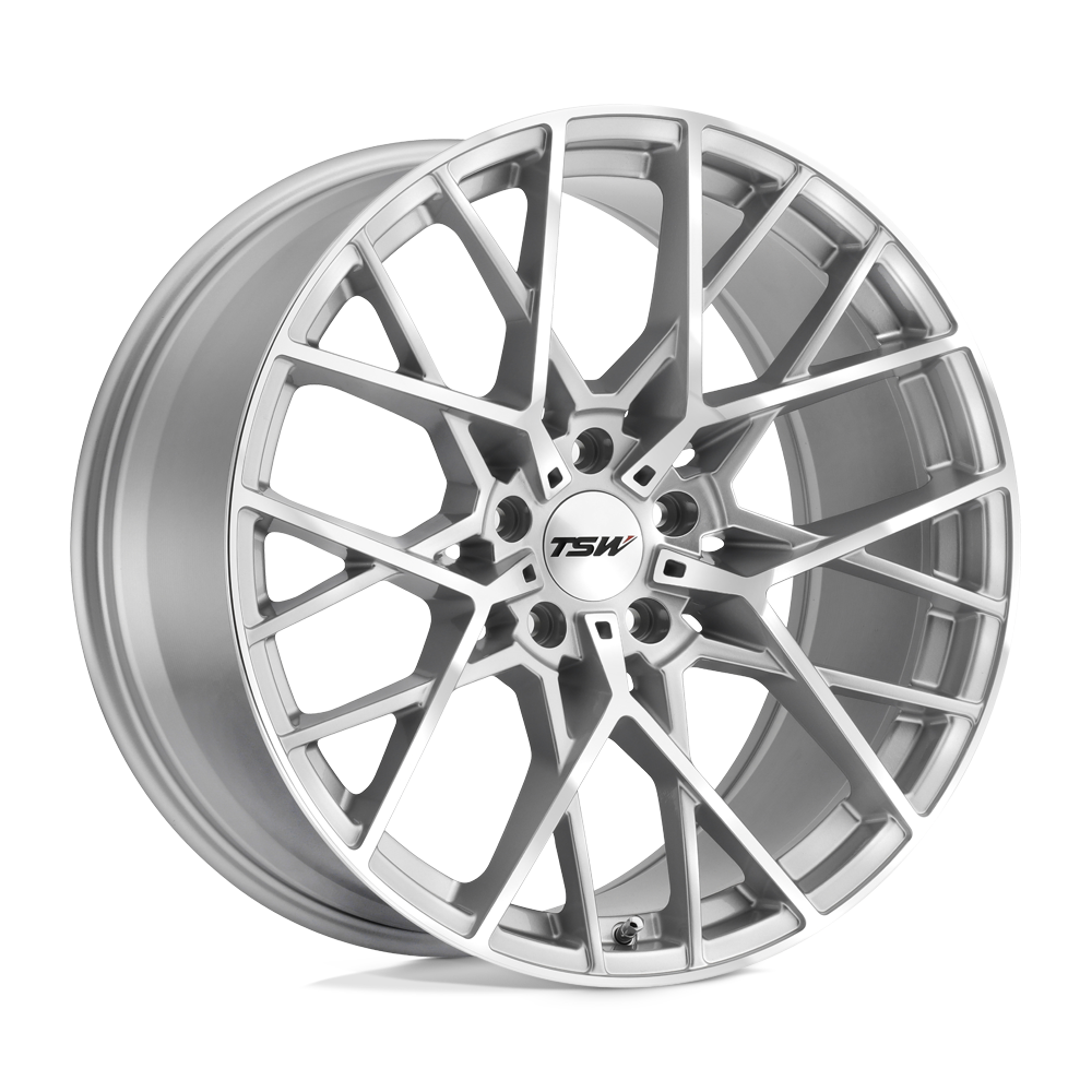 TSW SEBRING 19X8.5 5X120 35 76.1 ARGENT AVEC FACE COUPE MIROIR