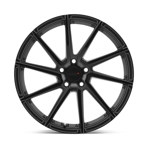 TSW Watkins 18x9.5 5x114.3 39 76.1 Double Black - Matte Black W/ Gloss Black Face