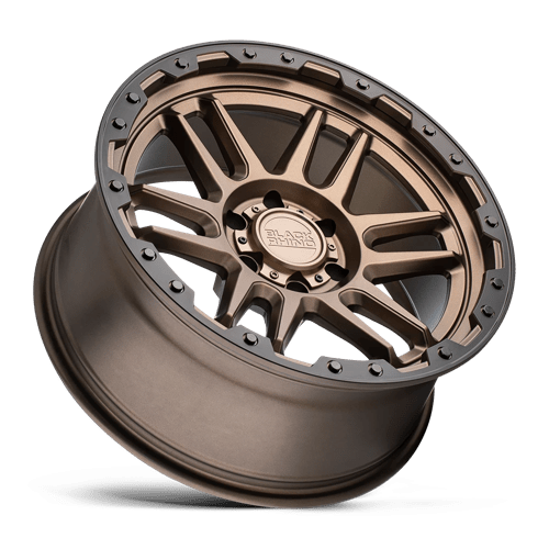 Black Rhino Apache 17x8.5 6x135 0 87.1 Matte Bronze W / Black Ring & Black Bolts