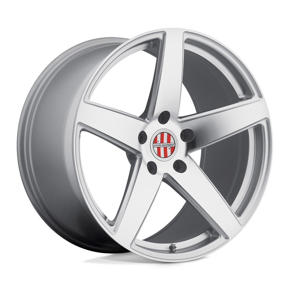 Victor Equipment Baden 18x11 5x130 55 71.5 Silver W / Mirror Cut Face