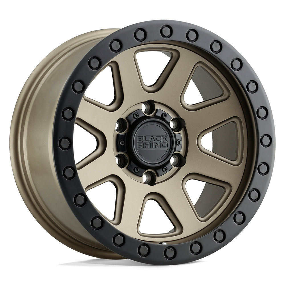 Black Rhino Baker 20x9 6x139.7 12 112.1 Bronze Mat Avec Anneau Noir