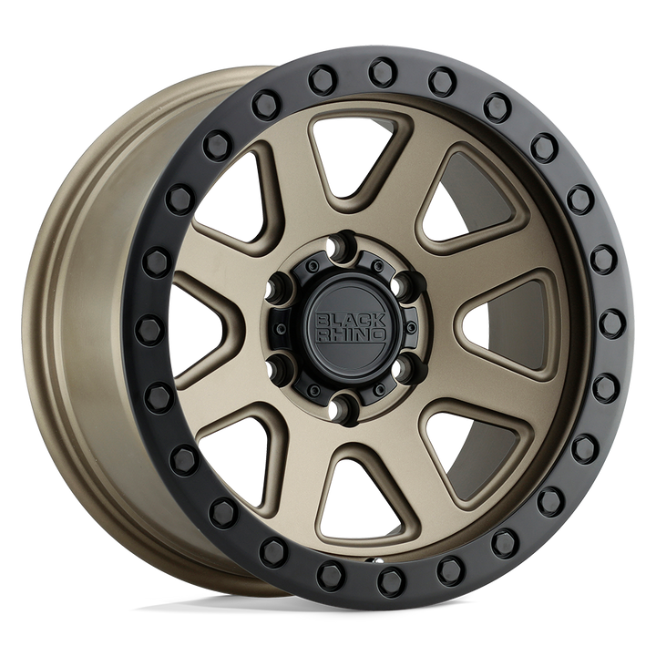 Black Rhino Baker 20x9 6x139.7 12 112.1 Bronze Mat Avec Anneau Noir