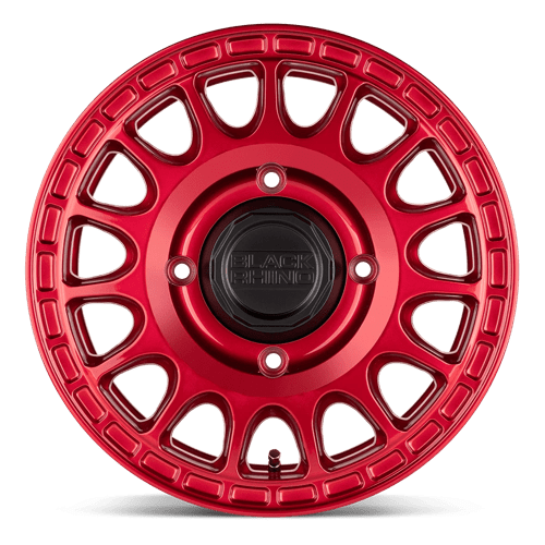 Black Rhino Powersports Sandstorm UTV 15x7 4x110 36 80.2 Rouge bonbon
