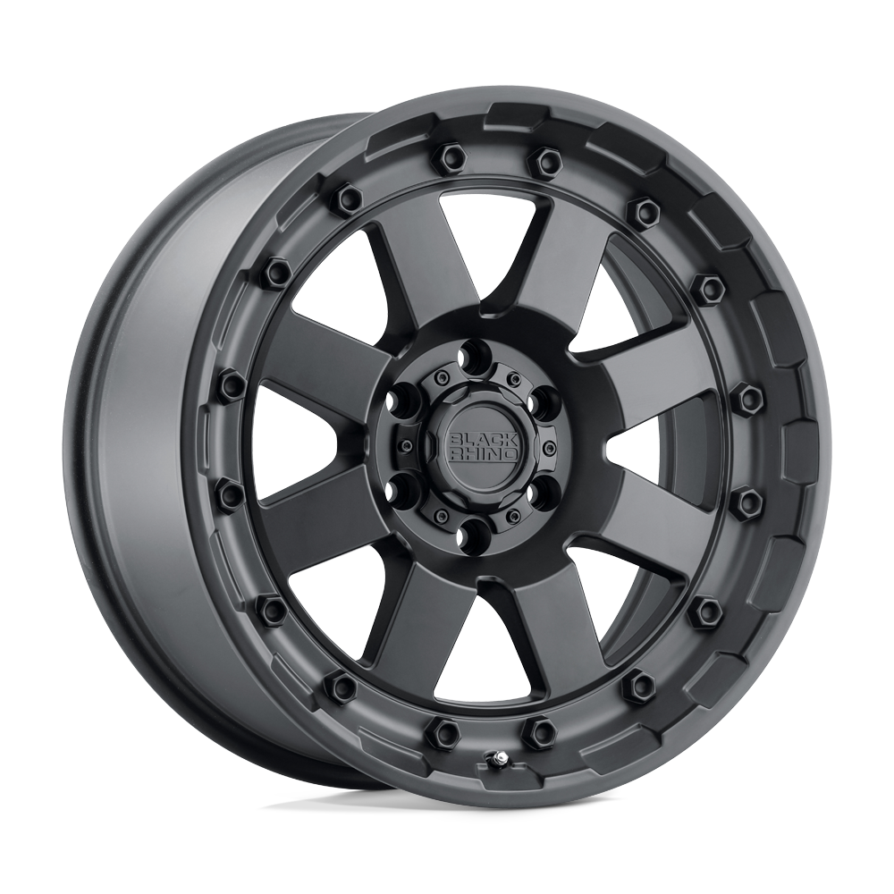 Black Rhino Cleghorn 17x8.5 5x127 -18 71.5 Matte Black