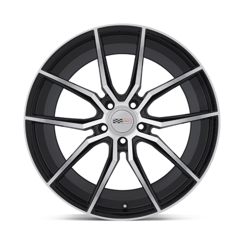 Cray Spider 20x9 5x120 38 67.06 Gloss Black W / Mirror Cut Face