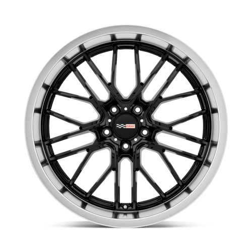 Cray Eagle 19x10.5 5x120.65 69 70.3 Noir brillant avec lèvre coupée miroir