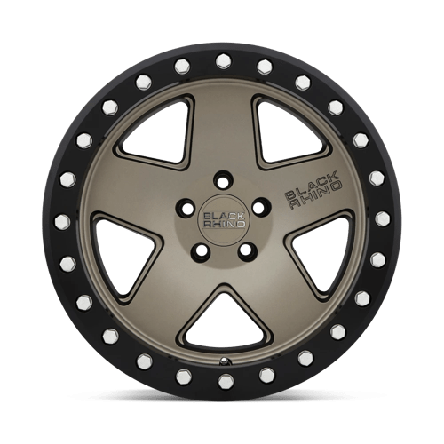 Black Rhino Crawler 18x9.5 5x139.7 0 78.1 Matte Bronze W / Black Ring