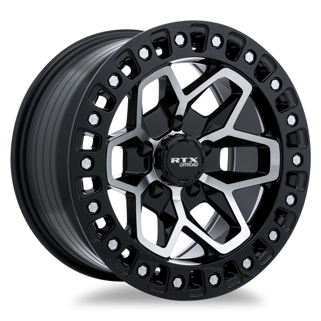 RTX Zion 20x9 5x127 -15 71.5 Black Machined