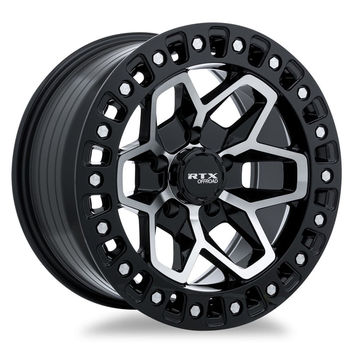 RTX Zion 20x9 5x127 -15 71.5 Black Machined