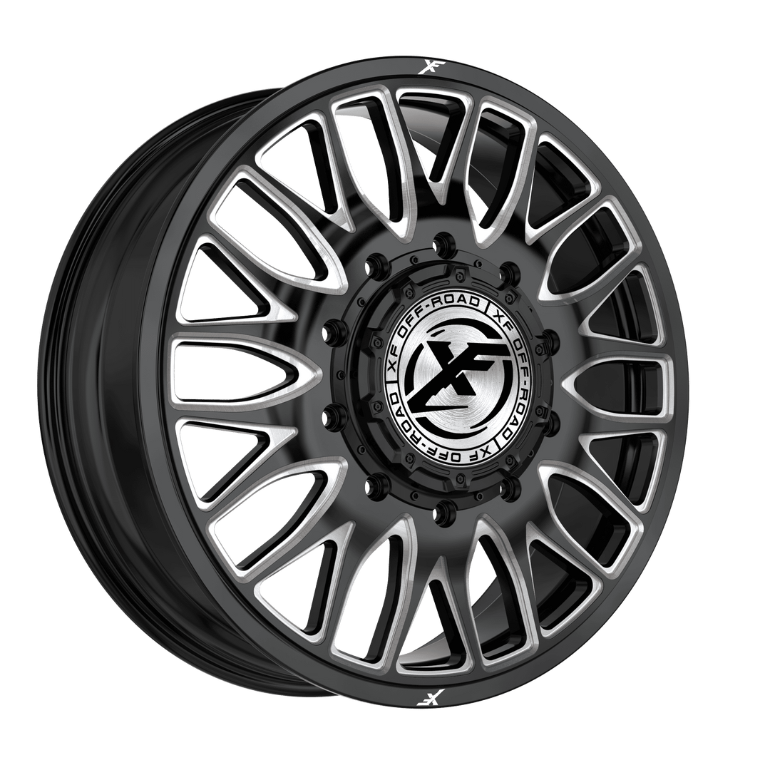 XF Offroad XF-240 20x8.25 10x225 110 170.1 Gloss Black Milled