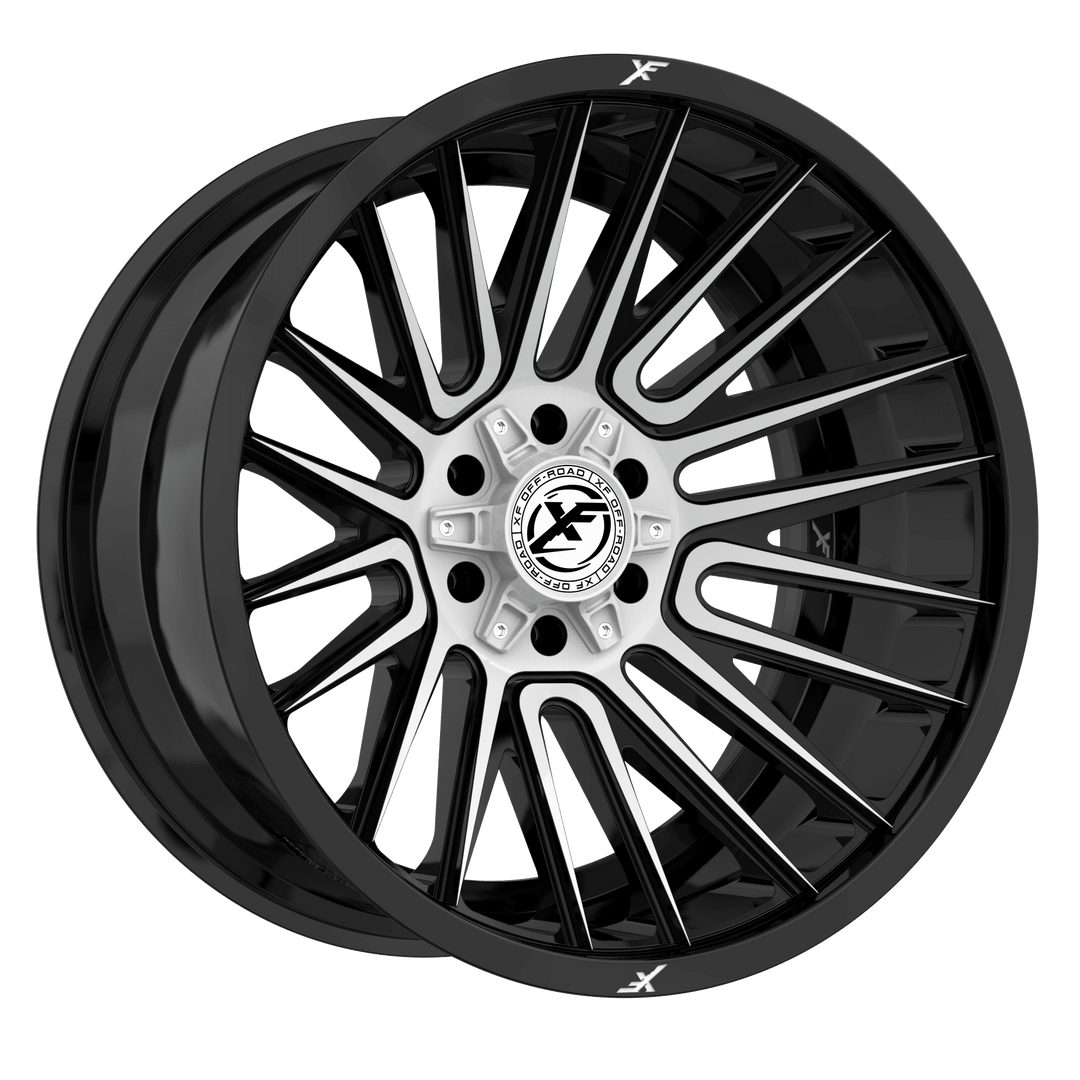 XF Offroad XF-234 20x10 8x165.1 / 8x170 -12 125.2 Gloss Black Machined