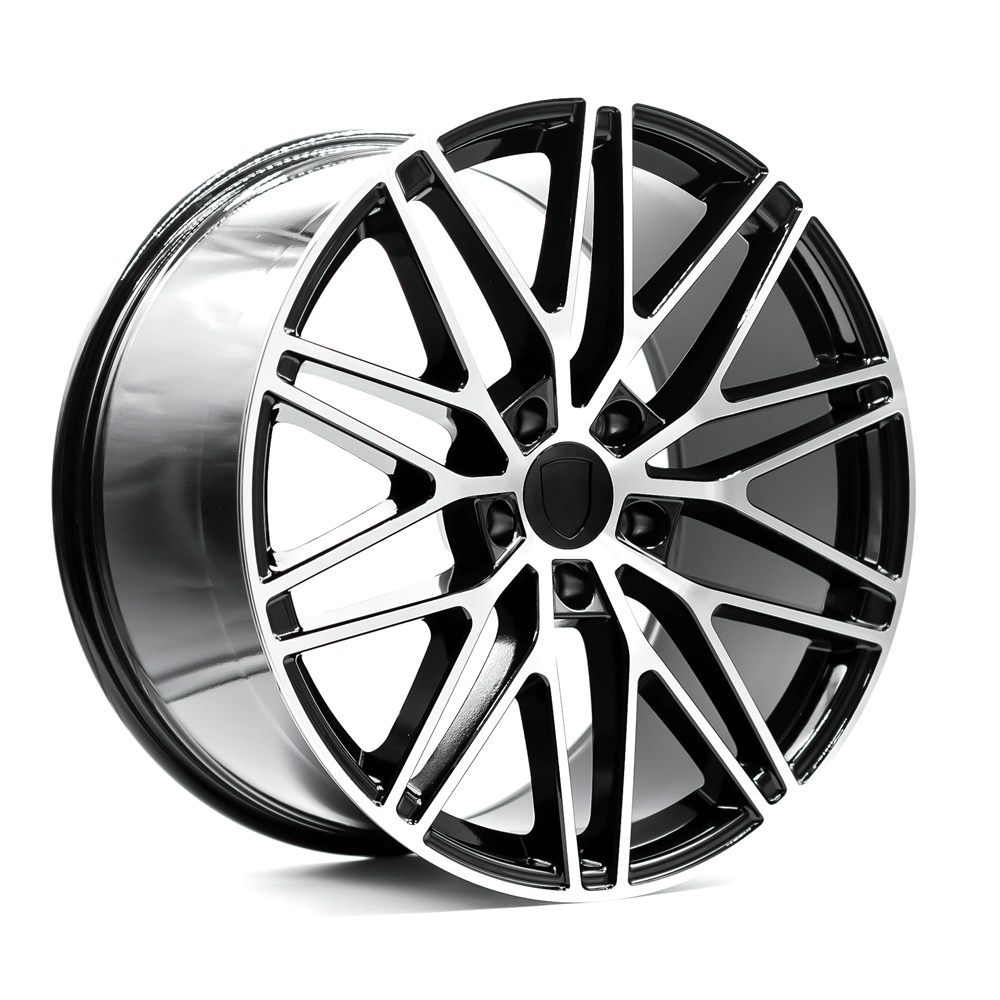 Oeplus (Oe+) Elite P01 21x9.5 5x130 46 71.6 Gloss Black Machined Face