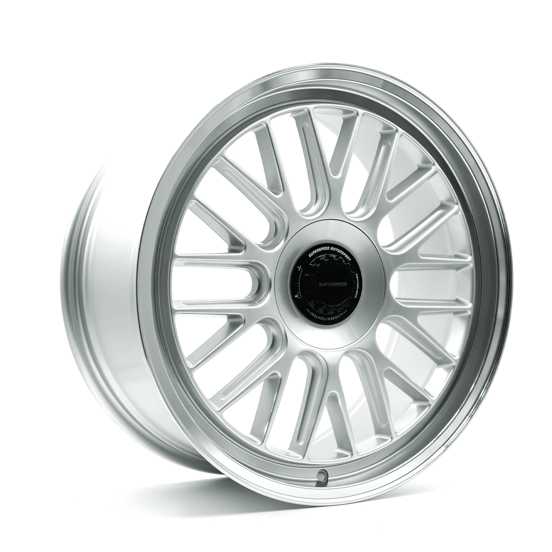 Superspeed Flow Form RF01 NEO 18x8.5 5x100 35 73.1 Machined Lip Silver